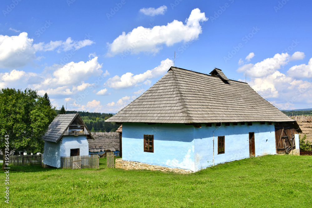 Old rural house, Museum of Ukrainian village, Svidnik, Slovakia