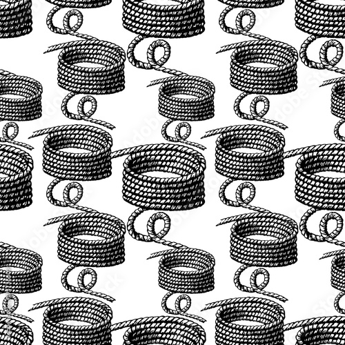 pattern of hanks of a rope