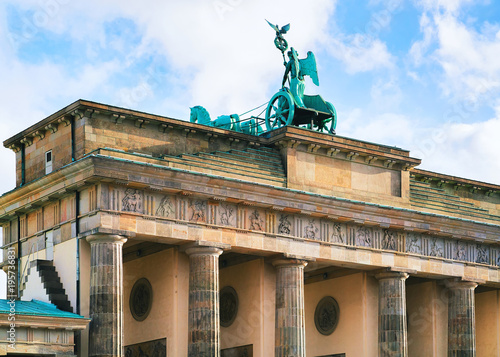 Brandenburg Gate in center of Berlin