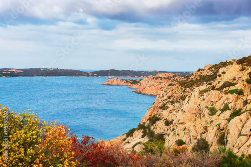 Nature of Capo Ferro on Costa Smeralda Sardinia