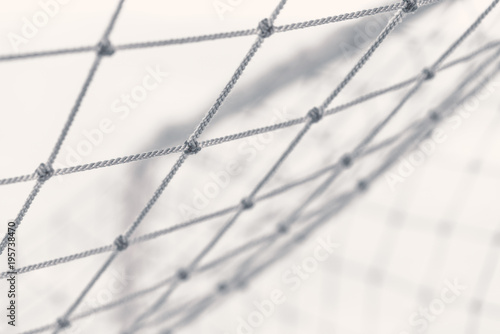 football gate mesh, close-up