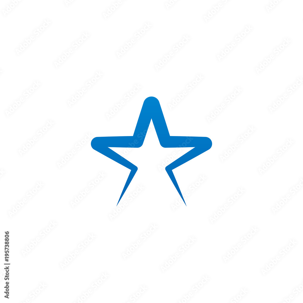 Abstract star logo and icon design template Abstract star logo and icon design template