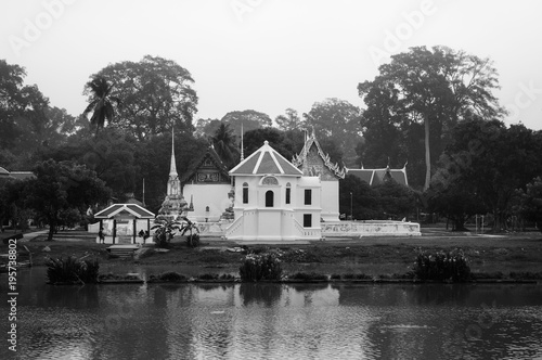 Wat Uposatharam Temple or Wat Bot by the calm river of Uthaithani, Thailand © PixHound