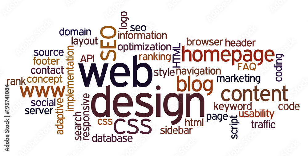 Word Cloud Web Design