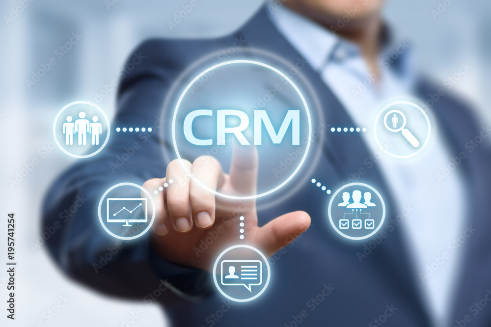 CRM Customer Relationship Management Business Internet Techology Concept CRM Customer Relationship Management Business Internet Techology Concept