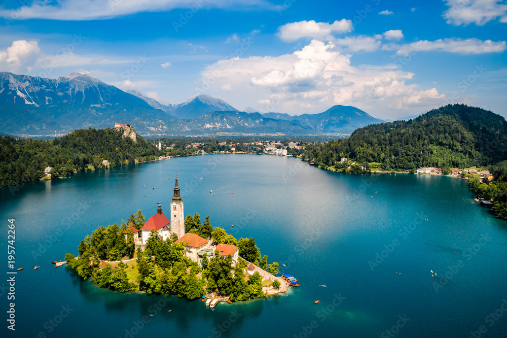 Fototapeta premium Slovenia - resort Lake Bled.