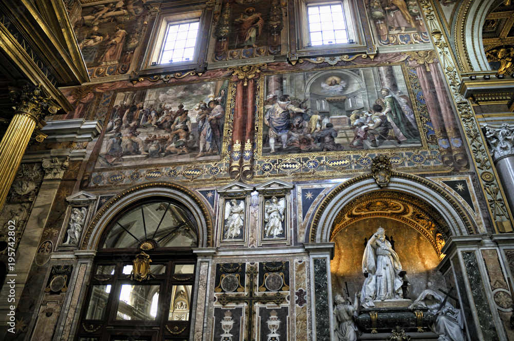 The basilica of St John Lateran in Rome Italy