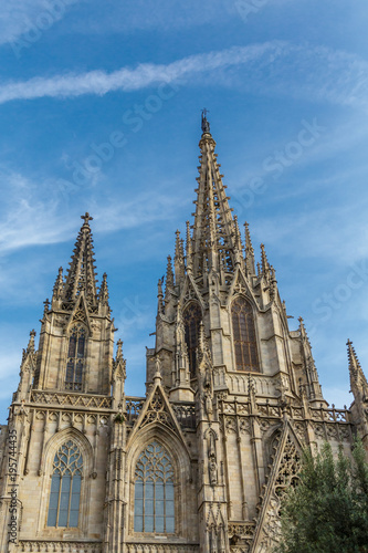 Two Beautiful Church Steeples in Spain