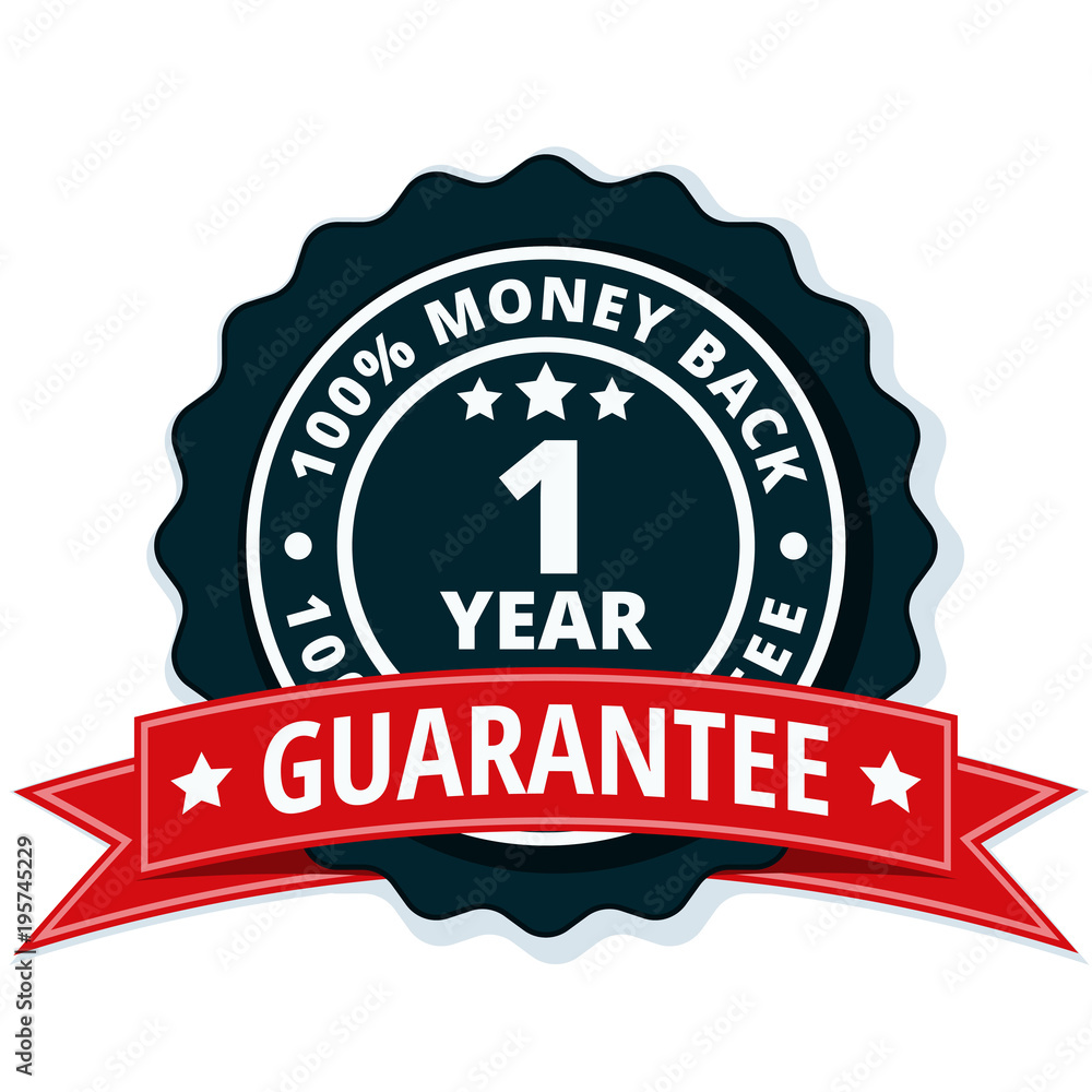 One year money back guarantee One year money back guarantee