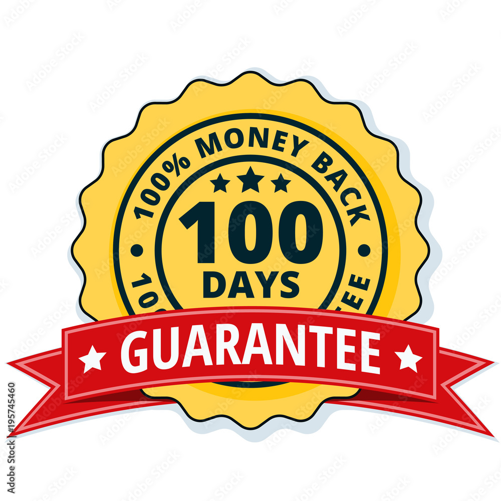 100 Days Money Back illustration 100 Days Money Back illustration