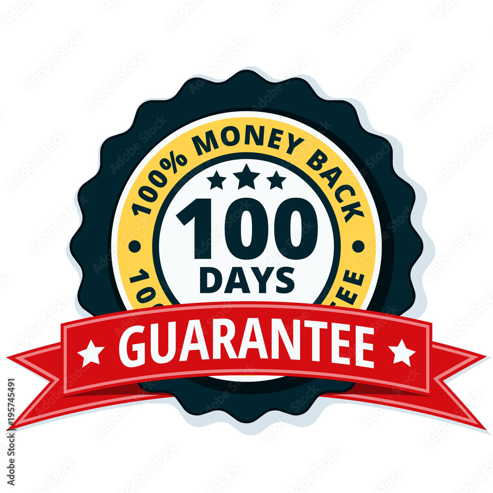 100 Days Money Back illustration 100 Days Money Back illustration