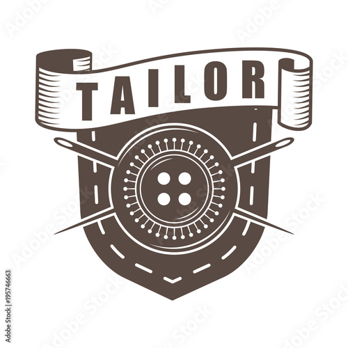 monochrome tailor logo