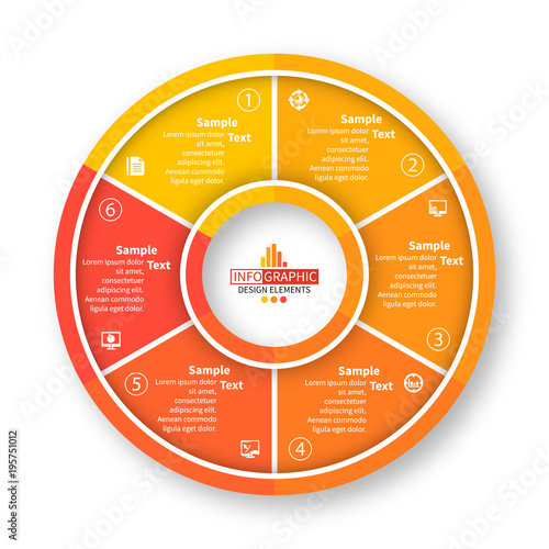 Abstract 3D Paper Infographics