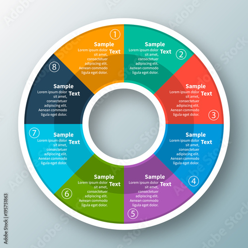 Abstract 3D Paper Infographics