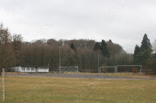 Fußballplatz, Sportplatz