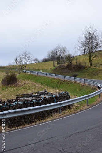 S Kurve bei Jammelshofen, Eifel photo