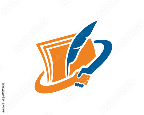 Deal Write Logo Template Design Vector, Emblem, Design Concept, Creative Symbol, Icon
