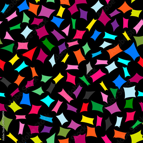 Abstract bright colorful seamless element pattern.