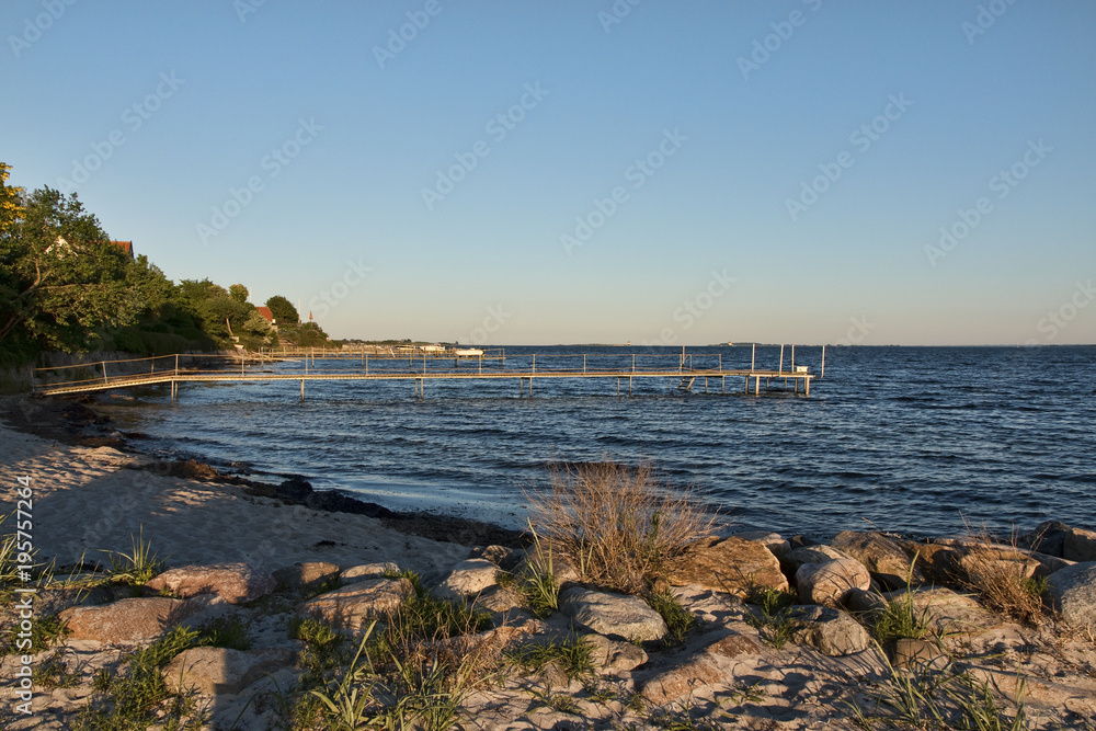 Bathing Jetty at Sunset