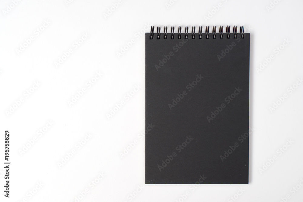 Notebook and notepad on White background Notebook and notepad on White background