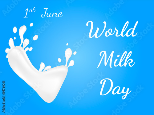 World Milk Day. Vector illustration