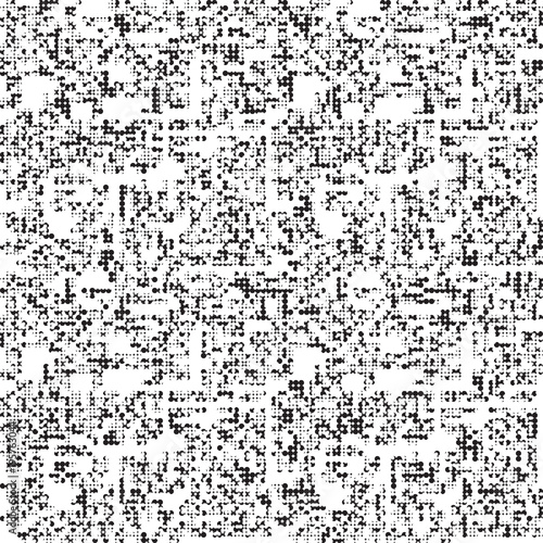 GRUNGE DOTTED SEAMLESS VECTOR PATTERN. HALFTONE DESIGN TEXTURE.