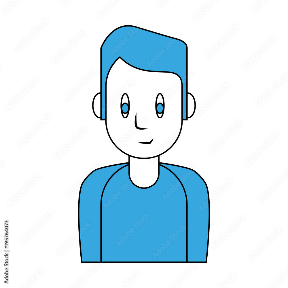 Young man cartoon vector illustration graphic design Young man cartoon vector illustration graphic design
