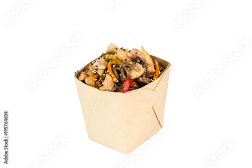 udon with seafood, with beef, with chicken, with vegetables