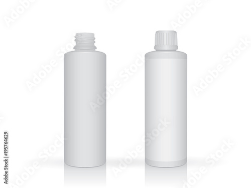 plastic bottle  mock up  template