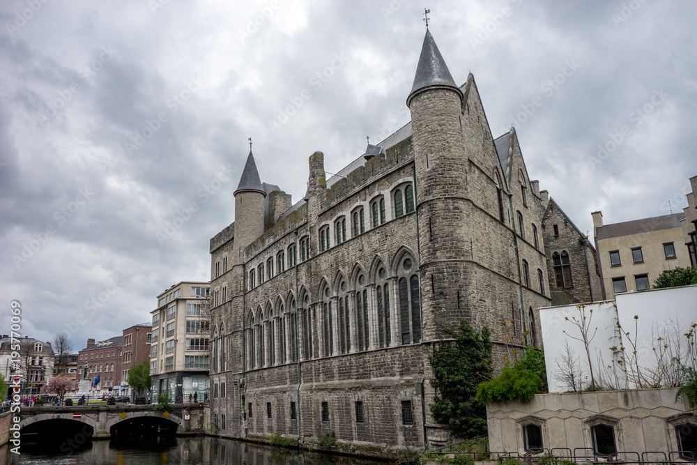 The Saint Bavo Cathedral Church In Ghent, Belgium, Europe