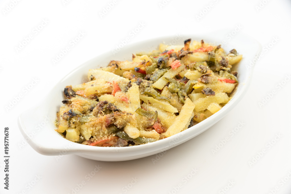 Tasty dish of ratatouille Tasty dish of ratatouille