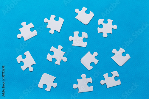 abstract puzzle background with piece missing