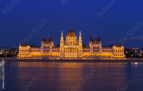 Budapest Parliament building at night. Hungary © Ioan Panaite