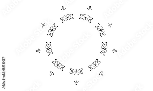 Coloring Book Ornament Mandala Floral Symbol