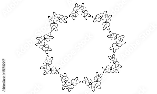 Coloring Book Ornament Mandala Floral Symbol