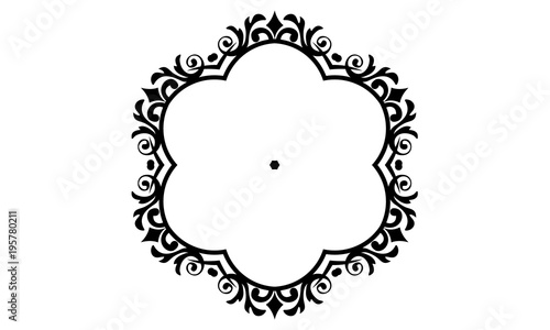 Coloring Book Ornament Mandala Floral Symbol