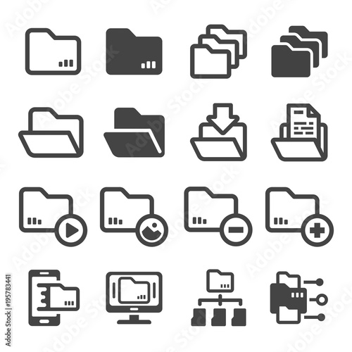 folder,file icon set