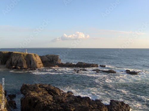 Coast of Doelan, Brittany, France photo