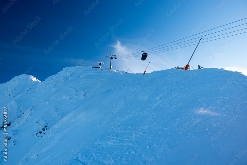 Chopok freeride zone, freeride skiing, Jasna, Low Tatras, Slovakia