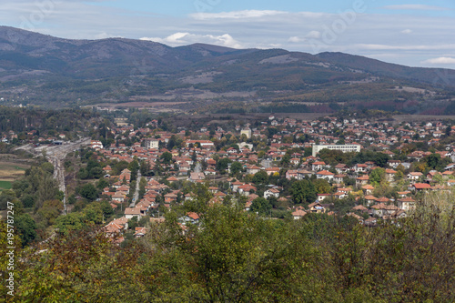 Panoramic view of town of Zemen,  Pernik Region, Bulgaria photo