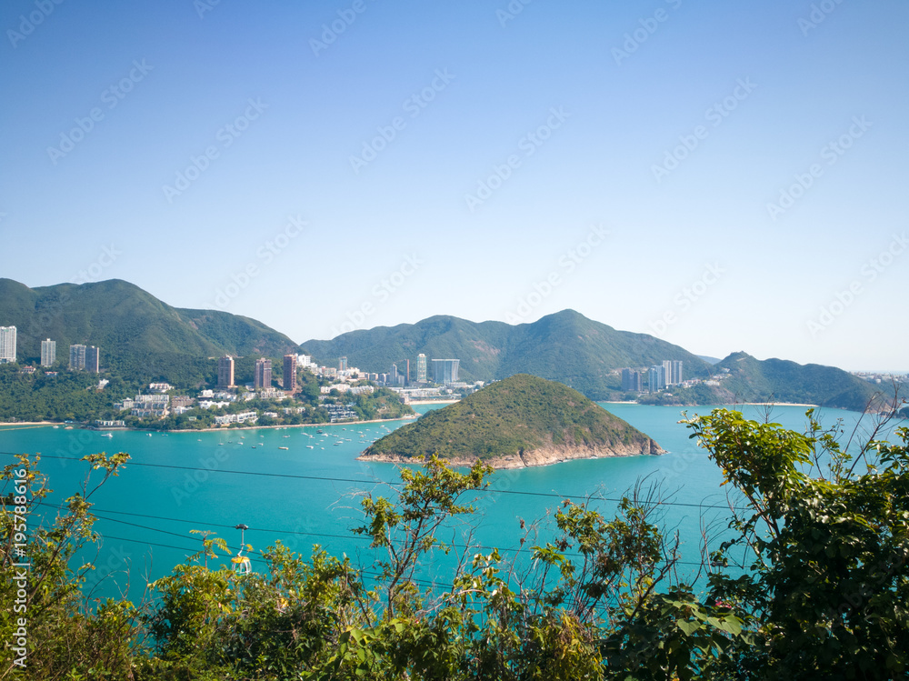 Hong Kong beautiful skyline, nature and modern lifestyle together