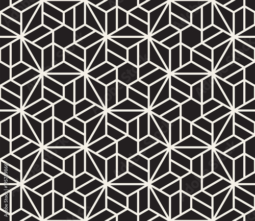 Vector seamless pattern. Modern stylish abstract texture. Repeating geometric tiles from striped elements i