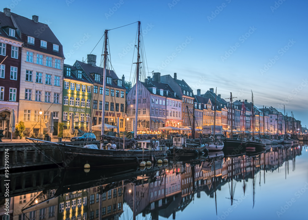 Fototapeta premium Copenhagen Blue Hour