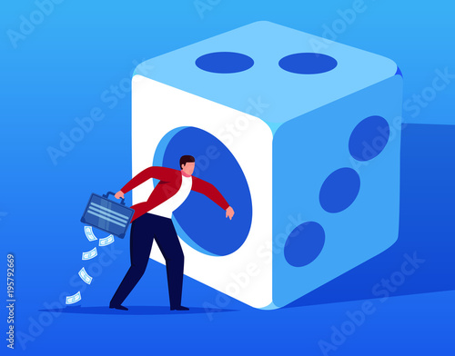 Businessman goes gambling