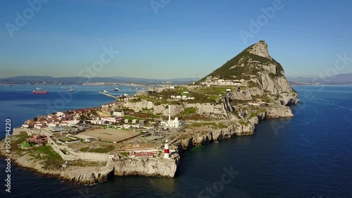Famous Gibraltar which is oversea British territory, Iberian Peninsula