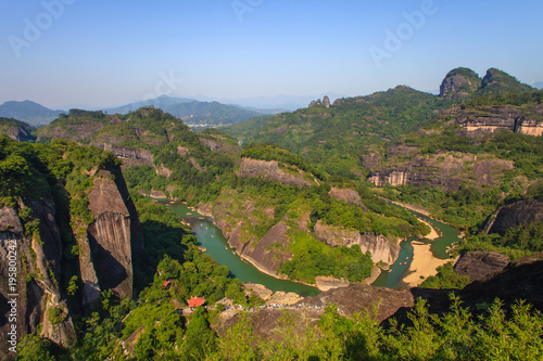 Wuyi Mountain Nature Scenery in China