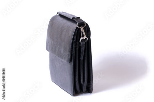 Мужская чёрная сумочка. Man's black handbag

