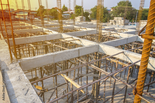 The stucture of construction site.