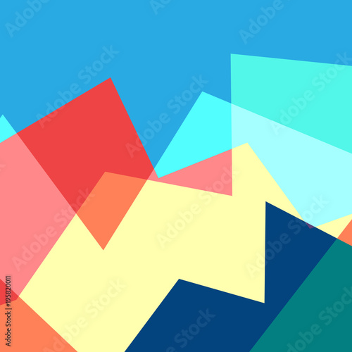 Abstract geometric multicolored background