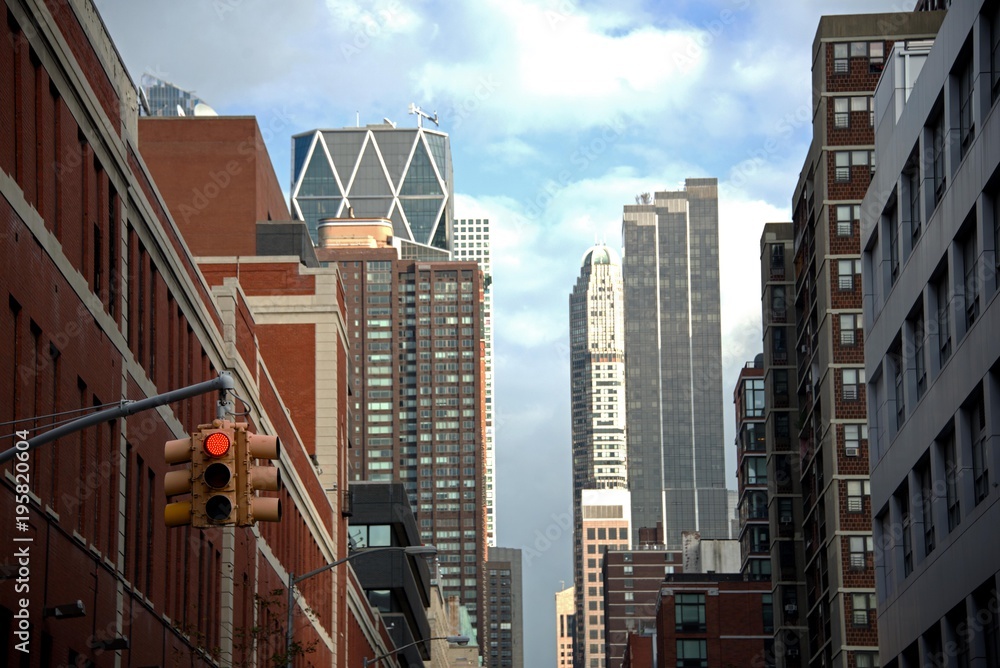 NYCアッパーウエストサイドの街並み Stock Photo Adobe Stock